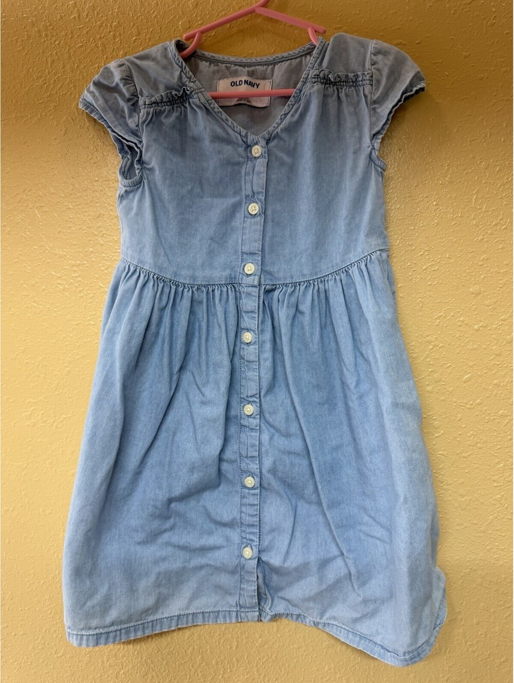 Old Navy Toddler Girls Size 4T soft denim dress